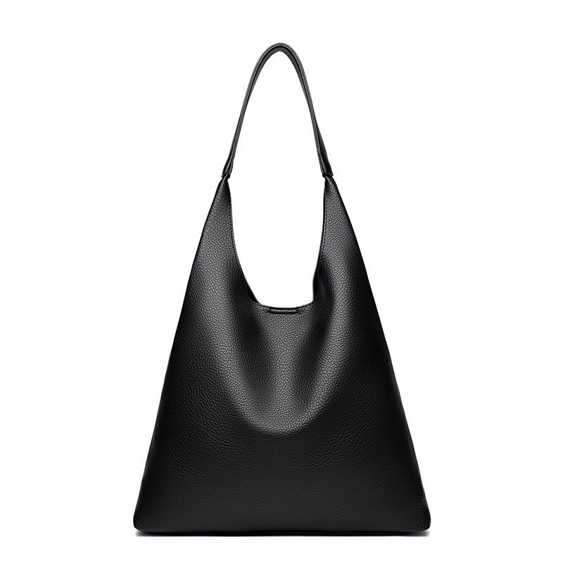 Sac épaule rétro grande capacité en cuir souple