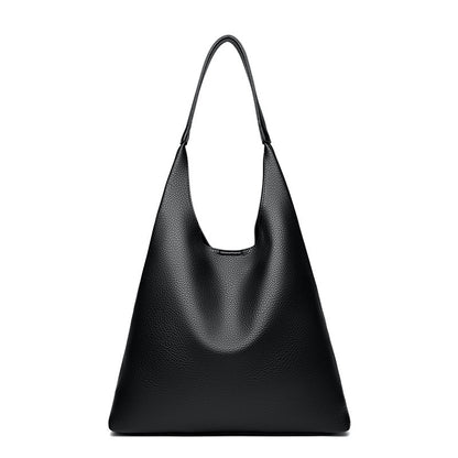Sac épaule rétro grande capacité en cuir souple