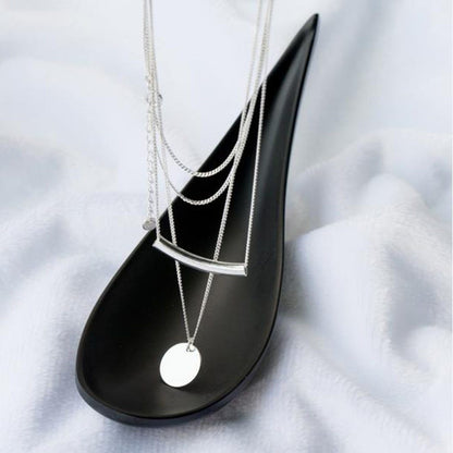 Collier en Argent 925, Style Minimaliste et Vintage