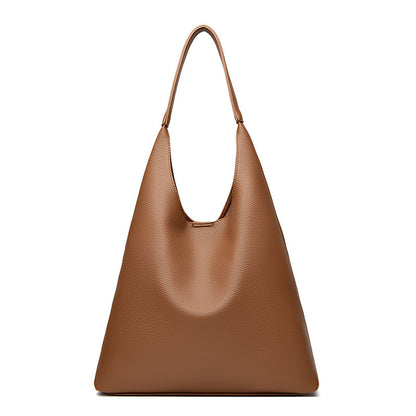 Sac épaule rétro grande capacité en cuir souple