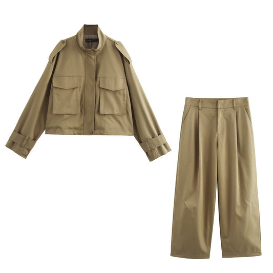 Ensemble Veste & Manteau – Style Automne/Hiver